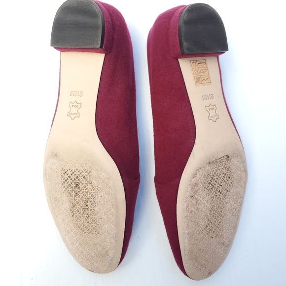 Tory Burch Maroon Navy Antonio Loafers - Picture 6 of 6